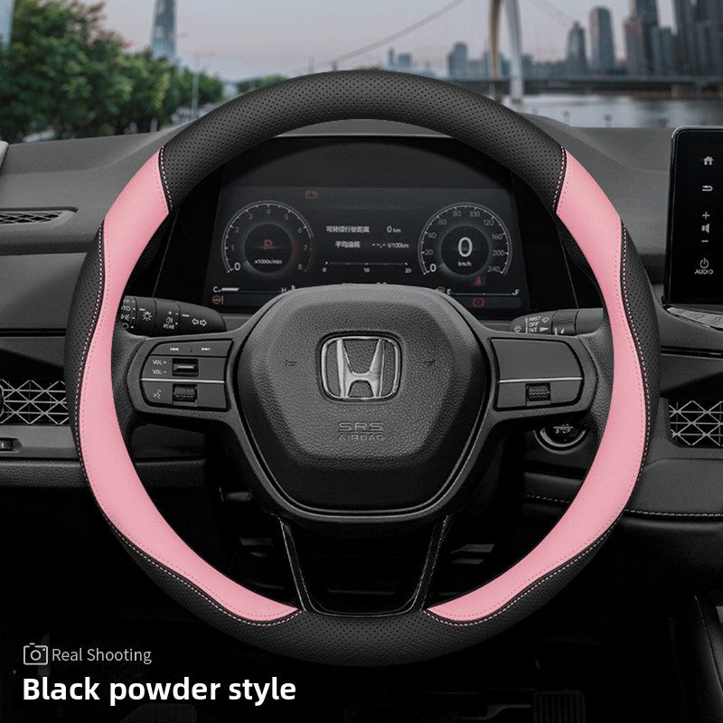 Cubierta del volante del coche Honda de cuero genuino ultrafino