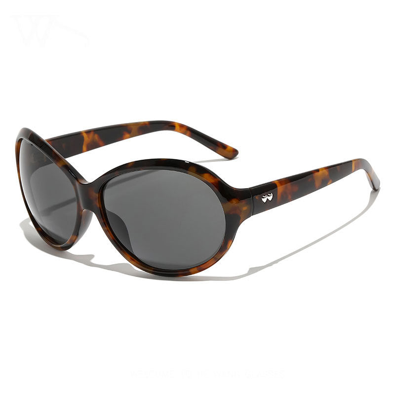 Large Oval Sunglasses for Women UV Protection
