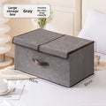 Foldable Non-Woven Storage Box with Lid