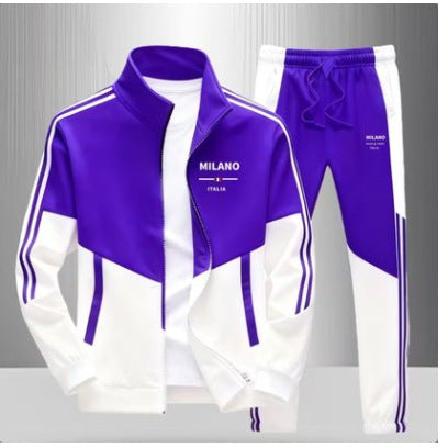 Mens Zip-Up Jacket and Pants Set