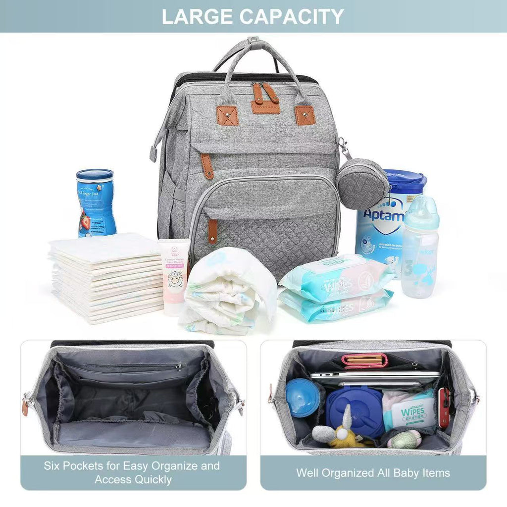 Mochila plegable para cama de bebé con gran capacidad