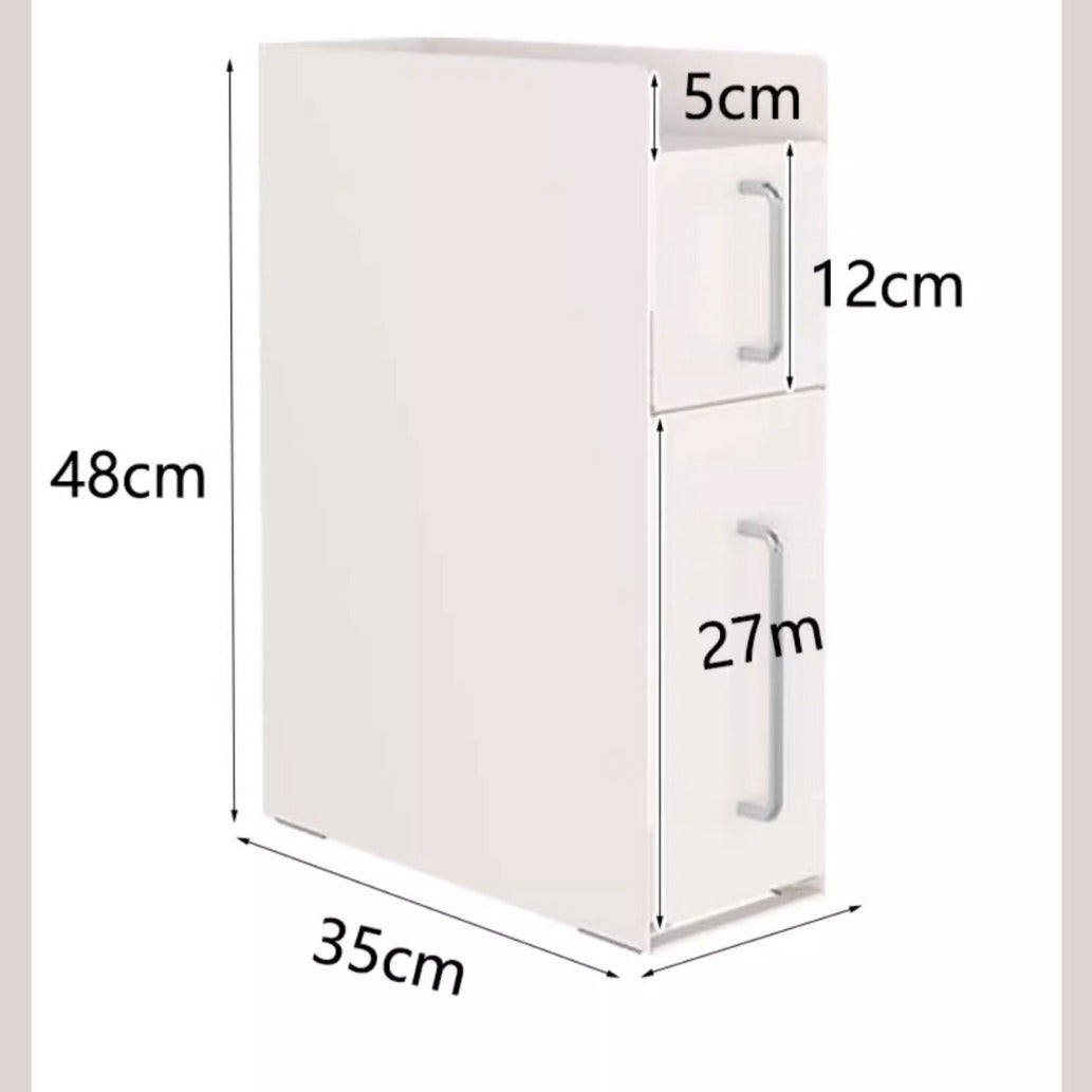 Double Layer Pull Out Kitchen Storage Rack