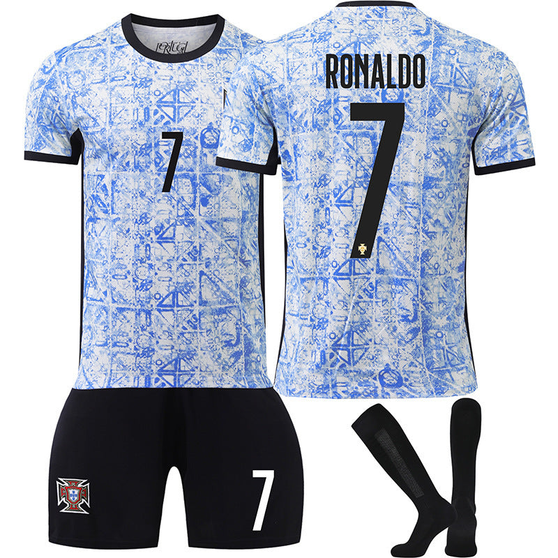 Uniforme deportivo de camiseta de fútbol de Portugal