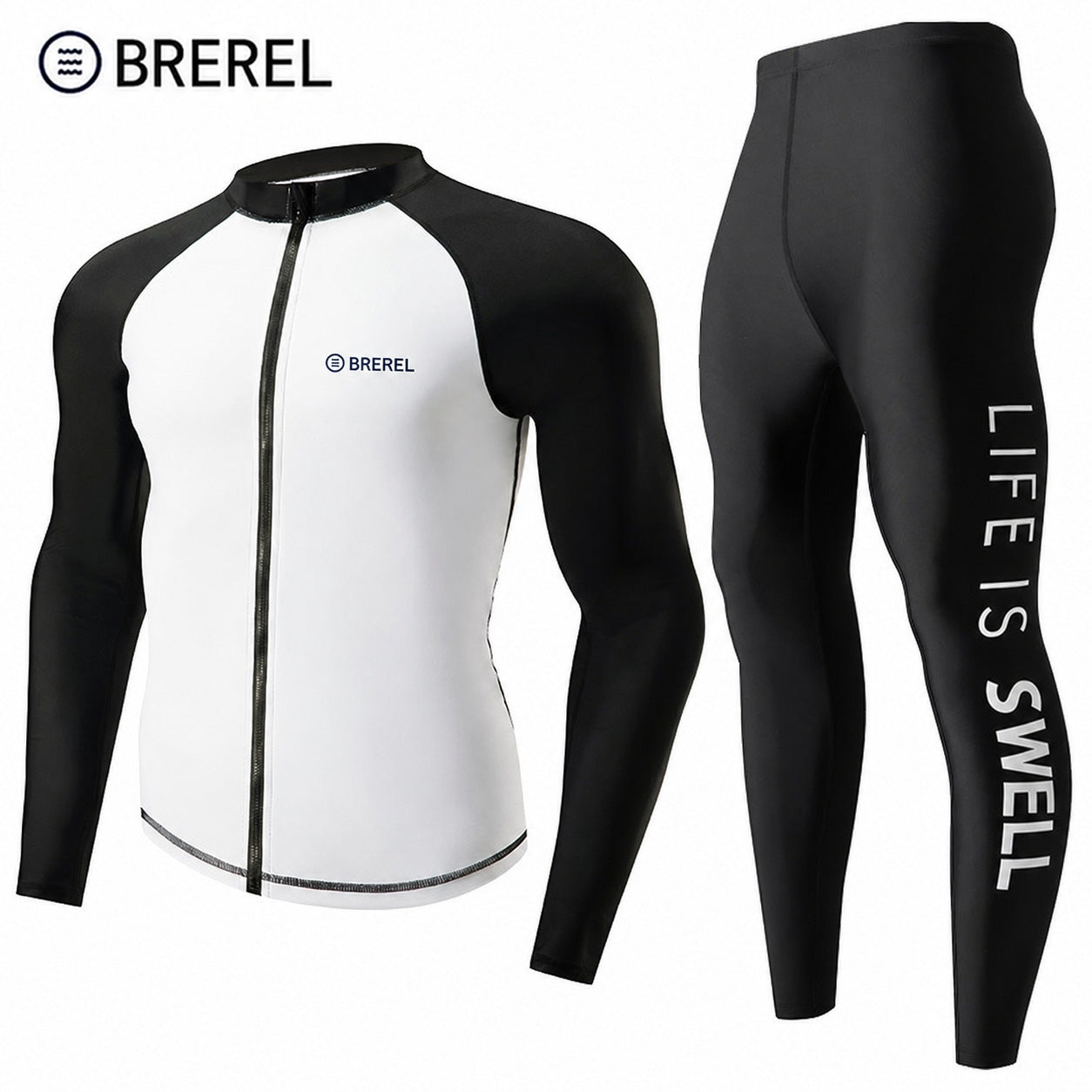 Conjunto de traje de baño de secado rápido para hombre