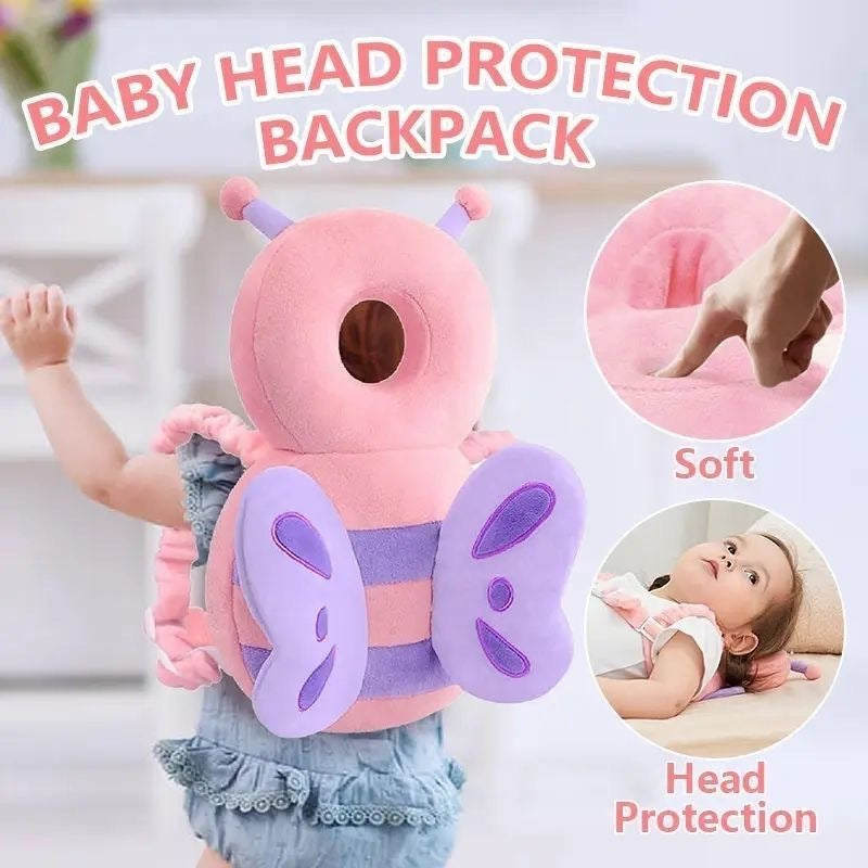 Almohada de protección para la cabeza del bebé con correa ajustable