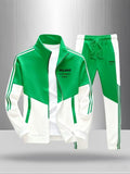 Mens Zip-Up Jacket and Pants Set