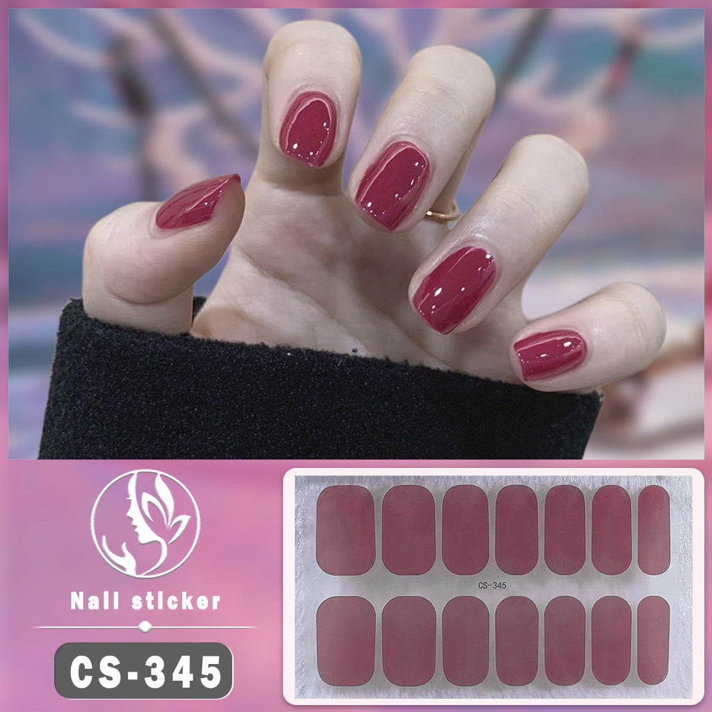 Pegatinas de uñas de gel Calcomanías de manicura impermeables