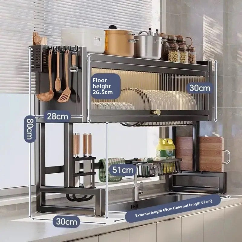 Estante del fregadero de la cocina