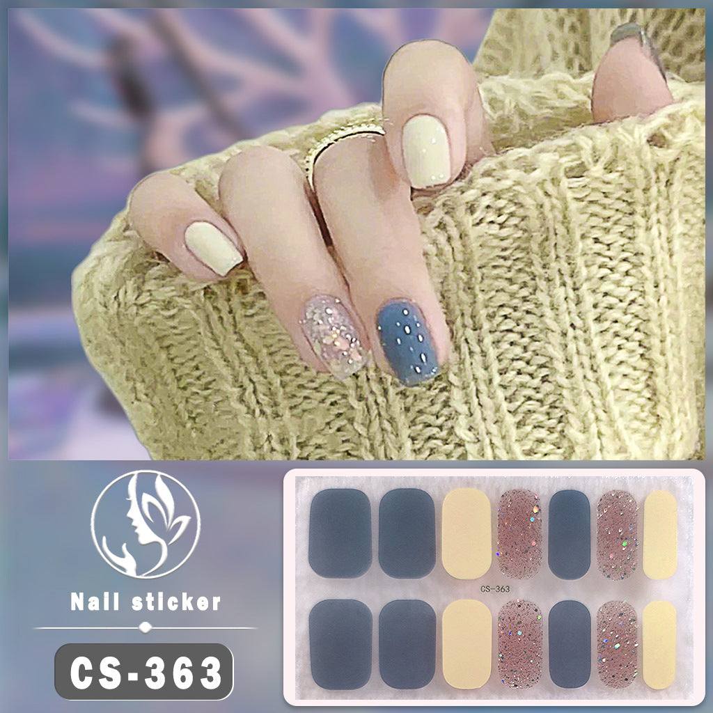 Pegatinas de uñas de gel Calcomanías de manicura impermeables
