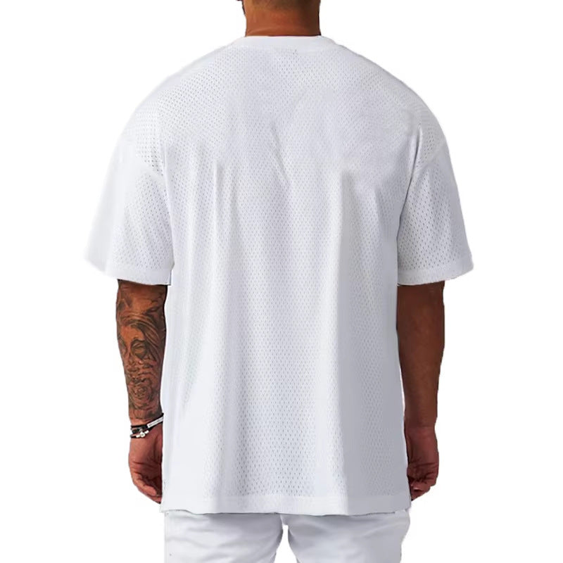 Camiseta holgada estampada para hombre