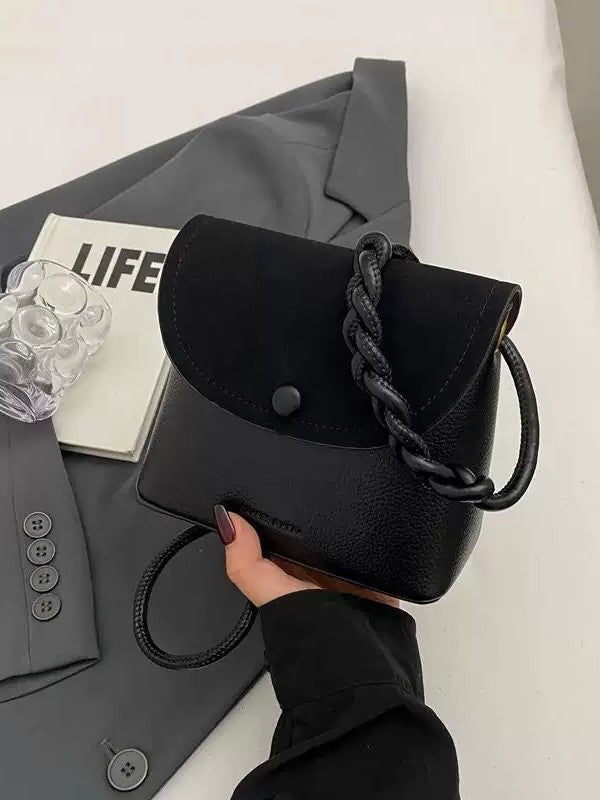 Bolso bandolera de cubo retro