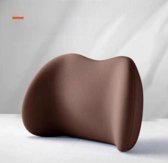 Juego de almohada de espuma viscoelástica para el reposacabezas y soporte lumbar para el coche