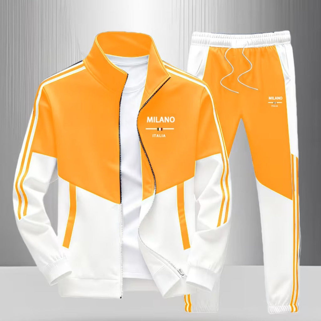 Mens Zip-Up Jacket and Pants Set