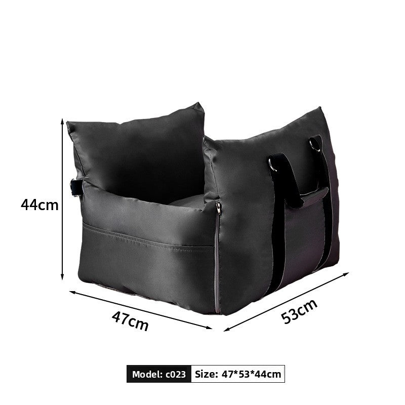Asiento de seguridad para mascotas y bolsa de transporte