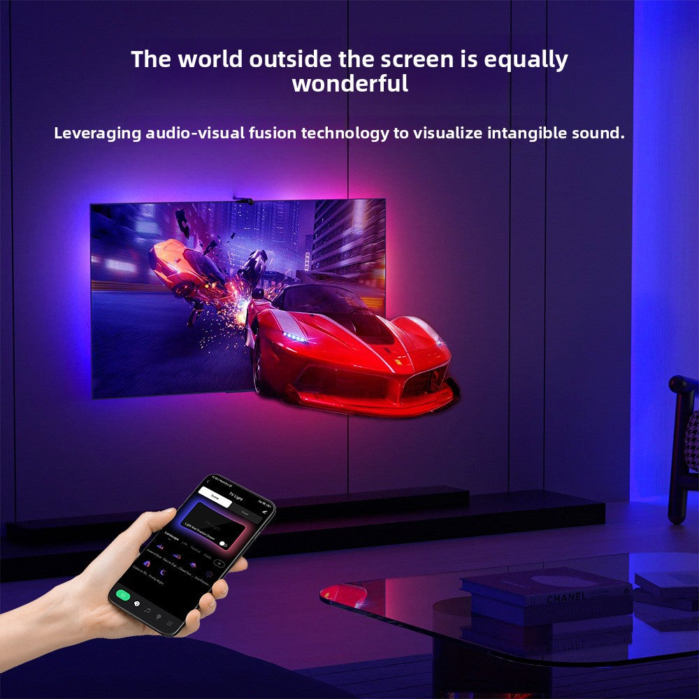Tira de luz de ambiente para TV USB Bluetooth Sync RGB LED