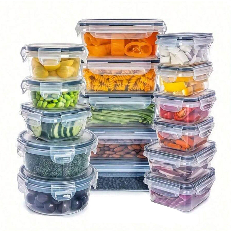 Contenedores de almacenamiento de alimentos aptos para microondas