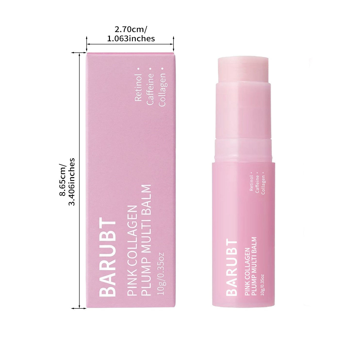 Barra para el cuidado de los labios con múltiples efectos de colágeno