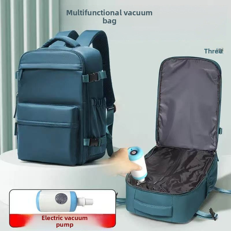 Automatic Vacuum Compression Multifunctional Travel Backpack