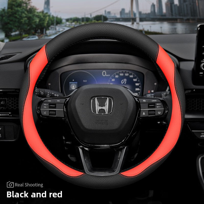 Cubierta del volante del coche Honda de cuero genuino ultrafino