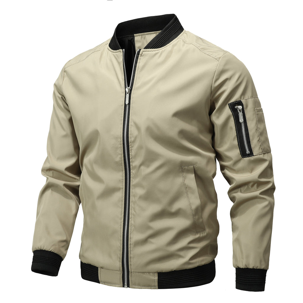 Mens Slim Fit Baseball Jacket
