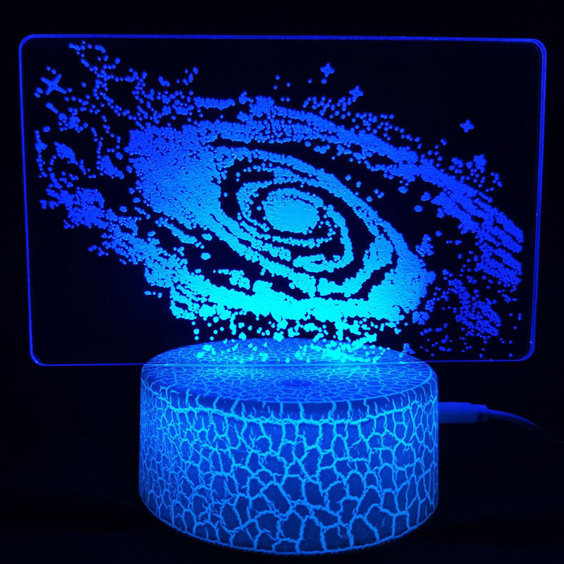 Luz nocturna 3D Horse USB que cambia de color Control remoto Lámpara decorativa para habitación de niños