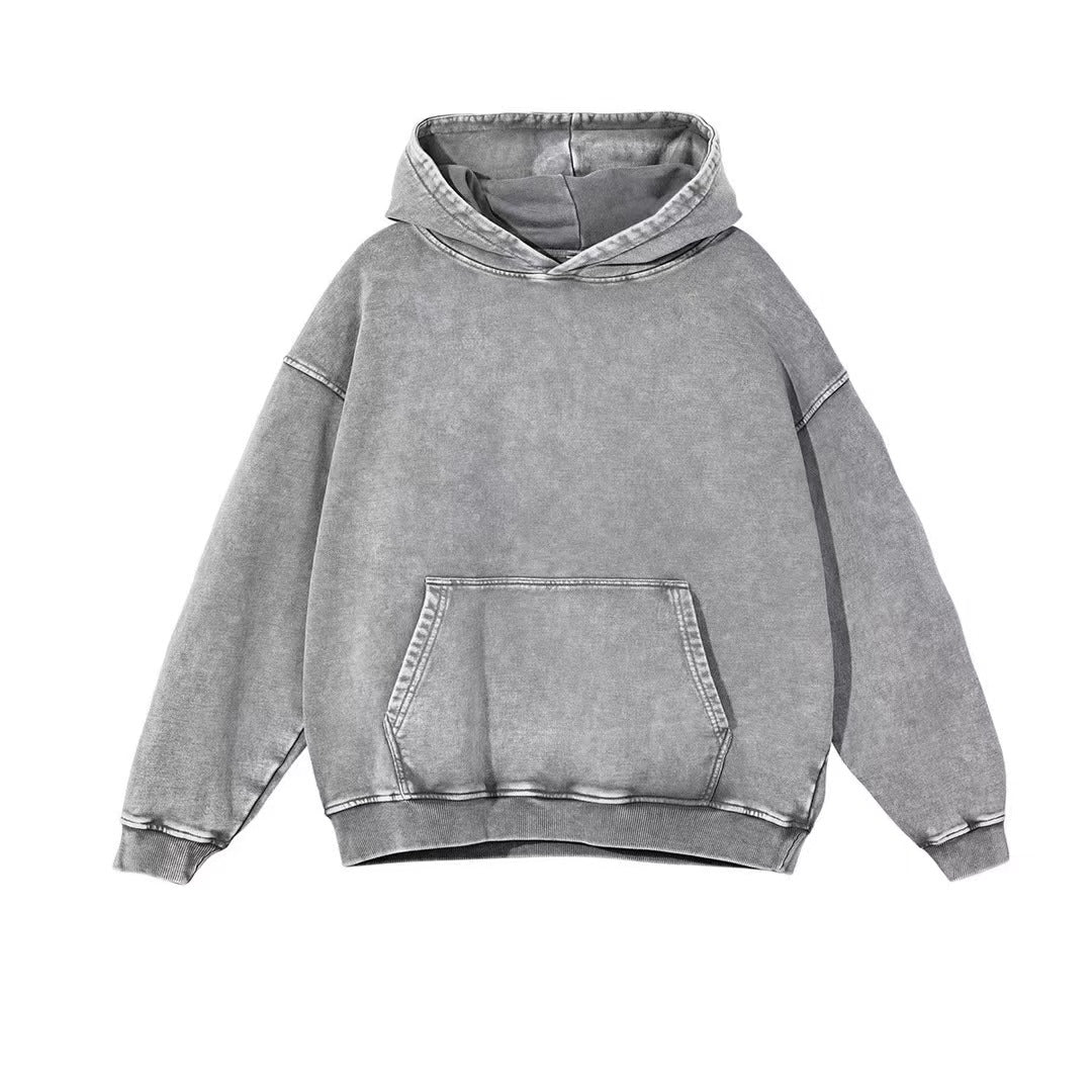 Suéter con capucha Vintage Wash Hip Hop