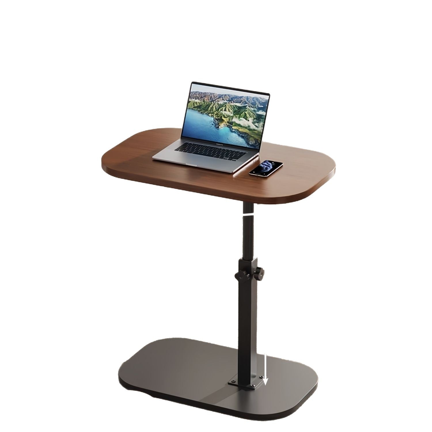 Mesa auxiliar de sofá de altura ajustable