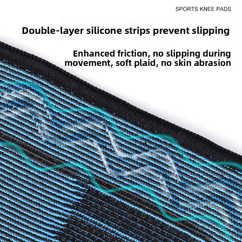 Professional Sports Knee Pads with Silicone Padding and Support
