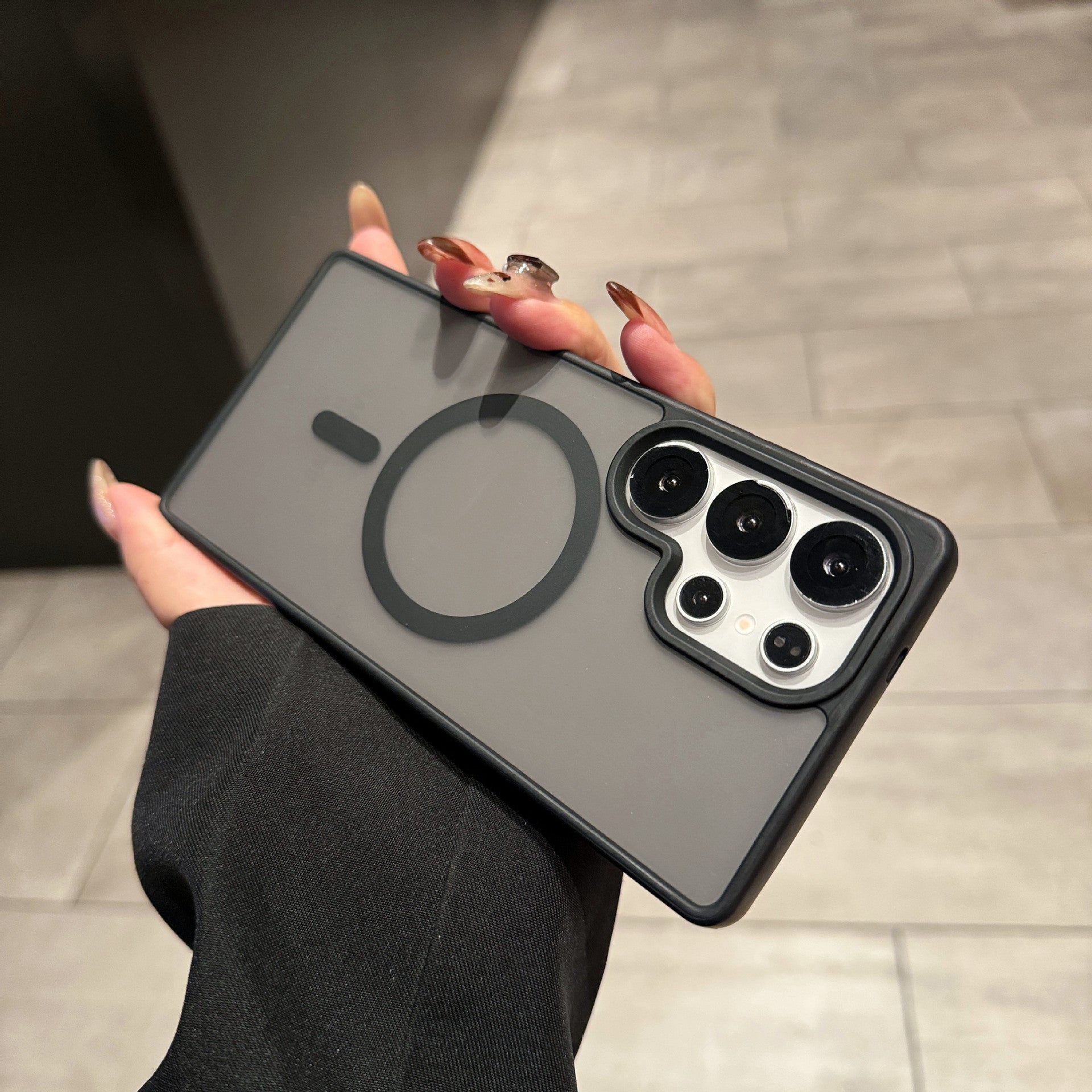 Funda para teléfono Samsung Funda rígida mate magnética