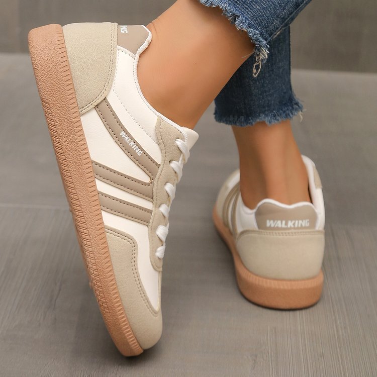 Zapatos deportivos planos retro para mujer