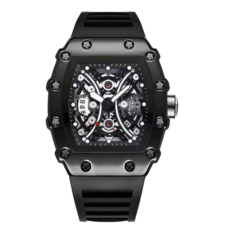 Men's Square Calendar Sports Quartz Watch