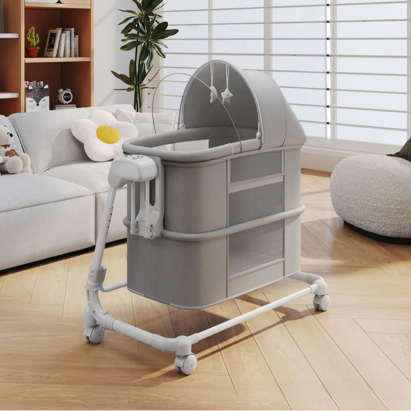 Mecedora eléctrica multifuncional para bebés