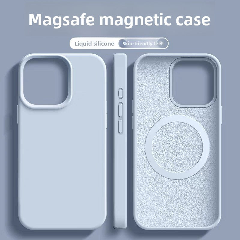 Liquid Silicone Magnetic Phone Case for iPhone