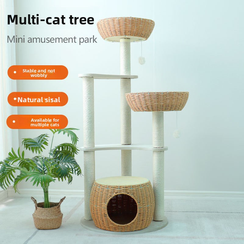 Torre de escalada para gatos