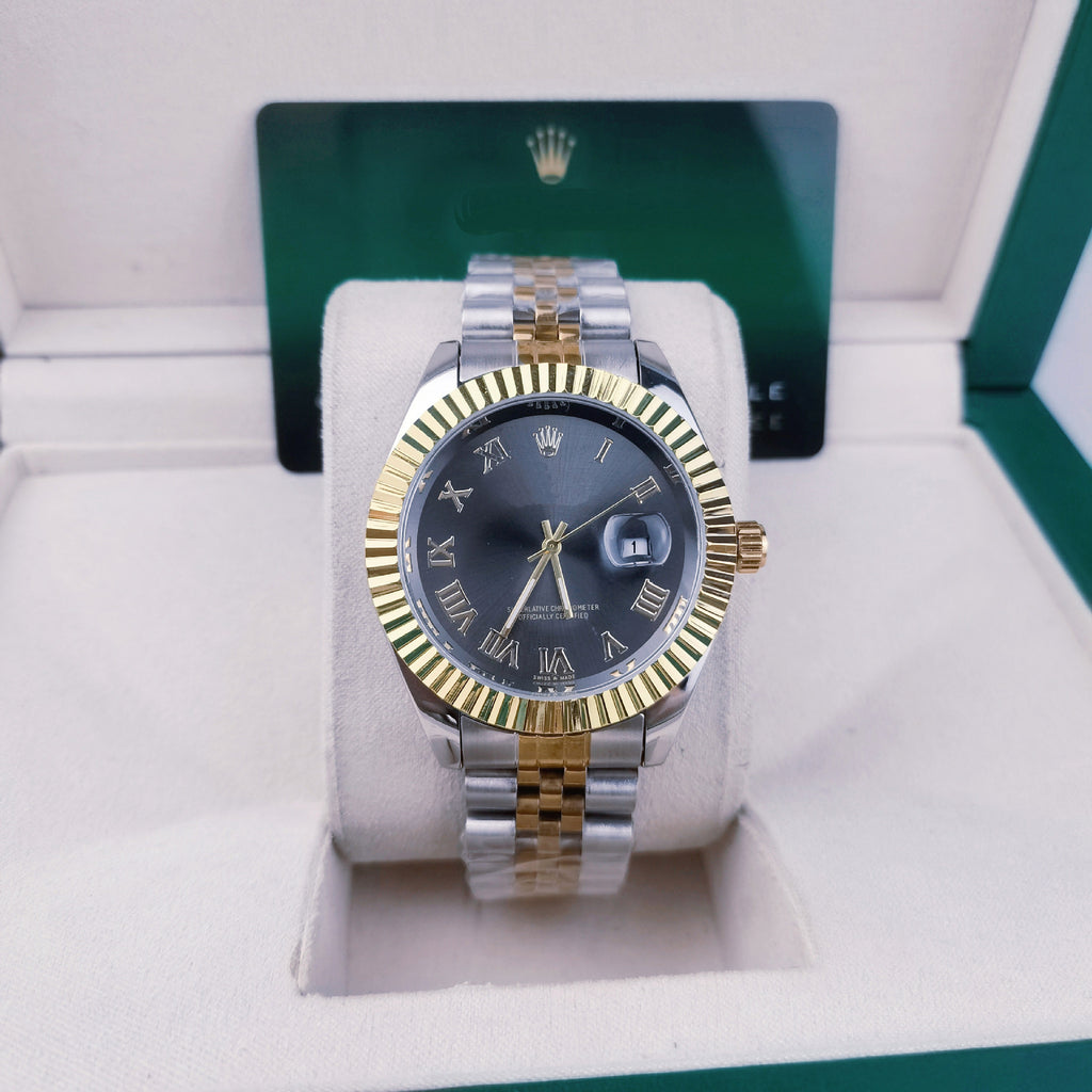 Reloj mecánico automático para hombre con pantalla luminosa