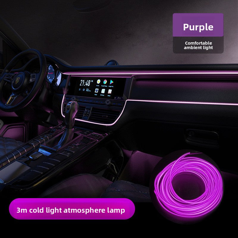 Tiras de luz LED de atmósfera interior del coche