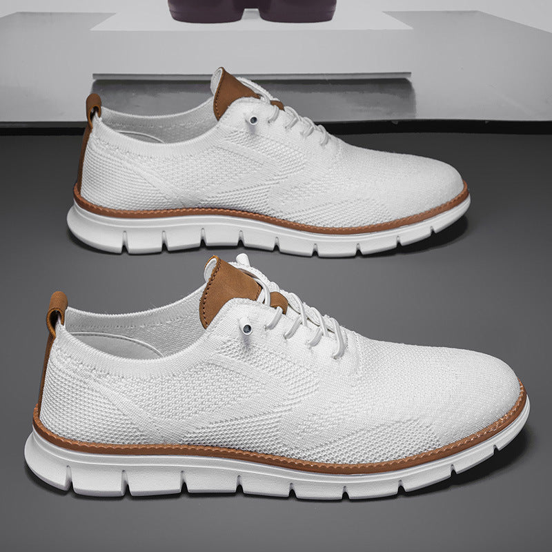 Zapatos deportivos sin cordones transpirables para hombre