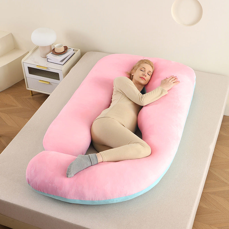 Almohada de soporte para el vientre en forma de G para mujeres embarazadas