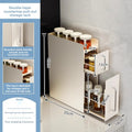 Double Layer Pull Out Kitchen Storage Rack