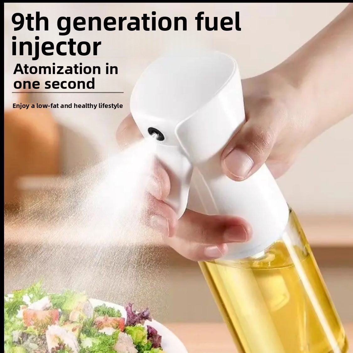 Botella de spray de aceite de cocina