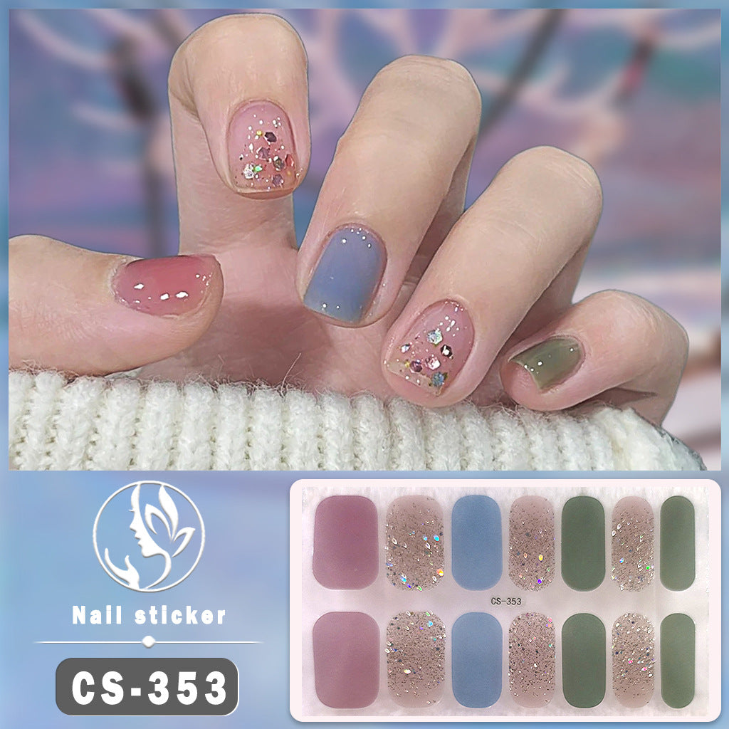 Pegatinas de uñas de gel Calcomanías de manicura impermeables