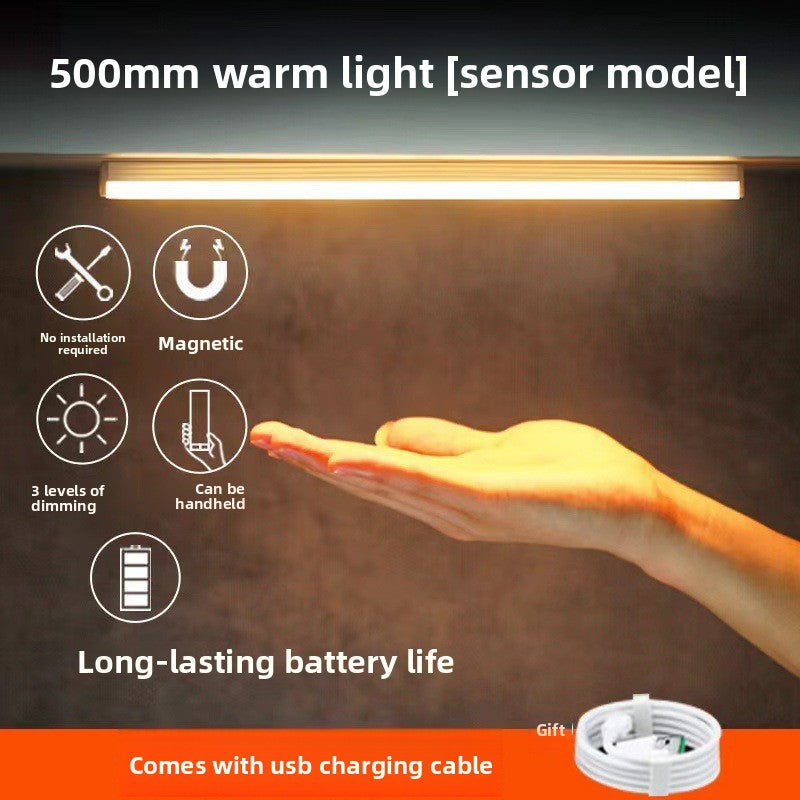 Luz nocturna con sensor de movimiento magnético recargable