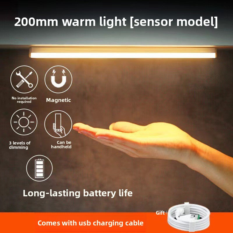Luz nocturna con sensor de movimiento magnético recargable