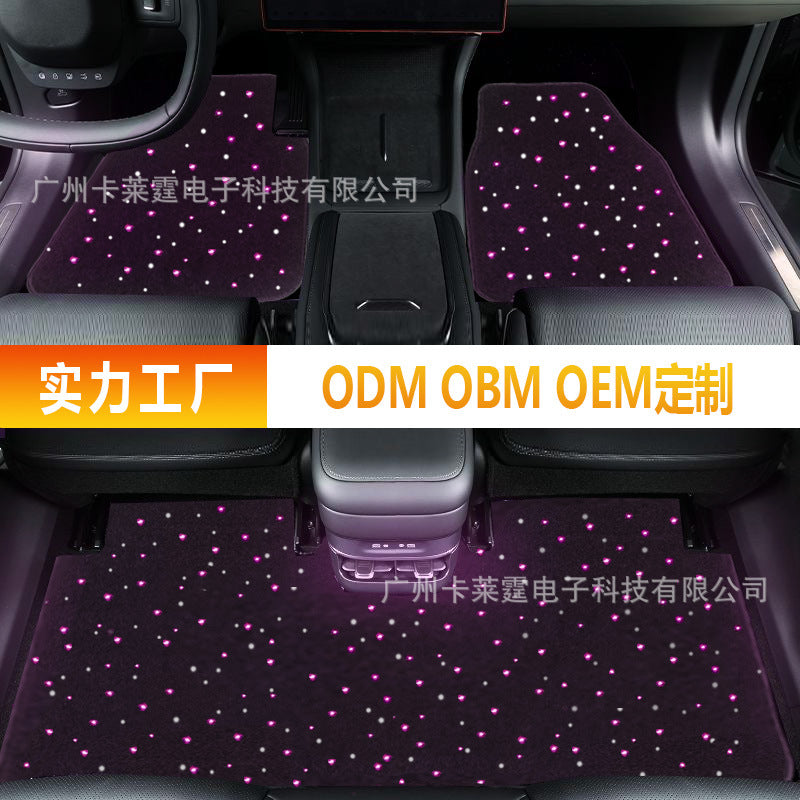 Alfombrillas luminosas para automóviles