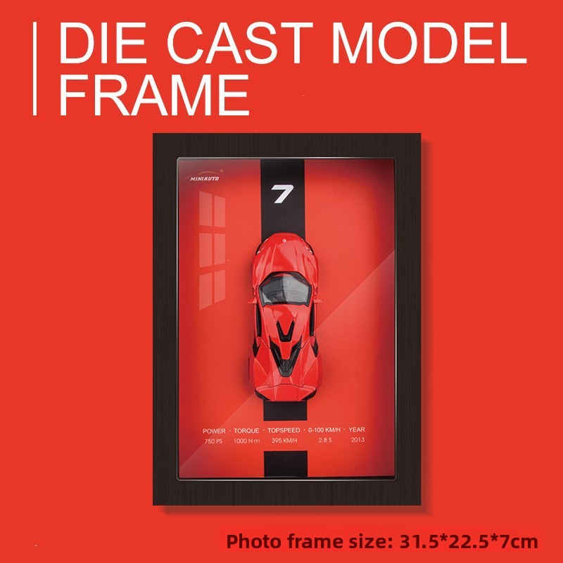 1:32 Alloy Car Model Hanging Painting Decorative Display