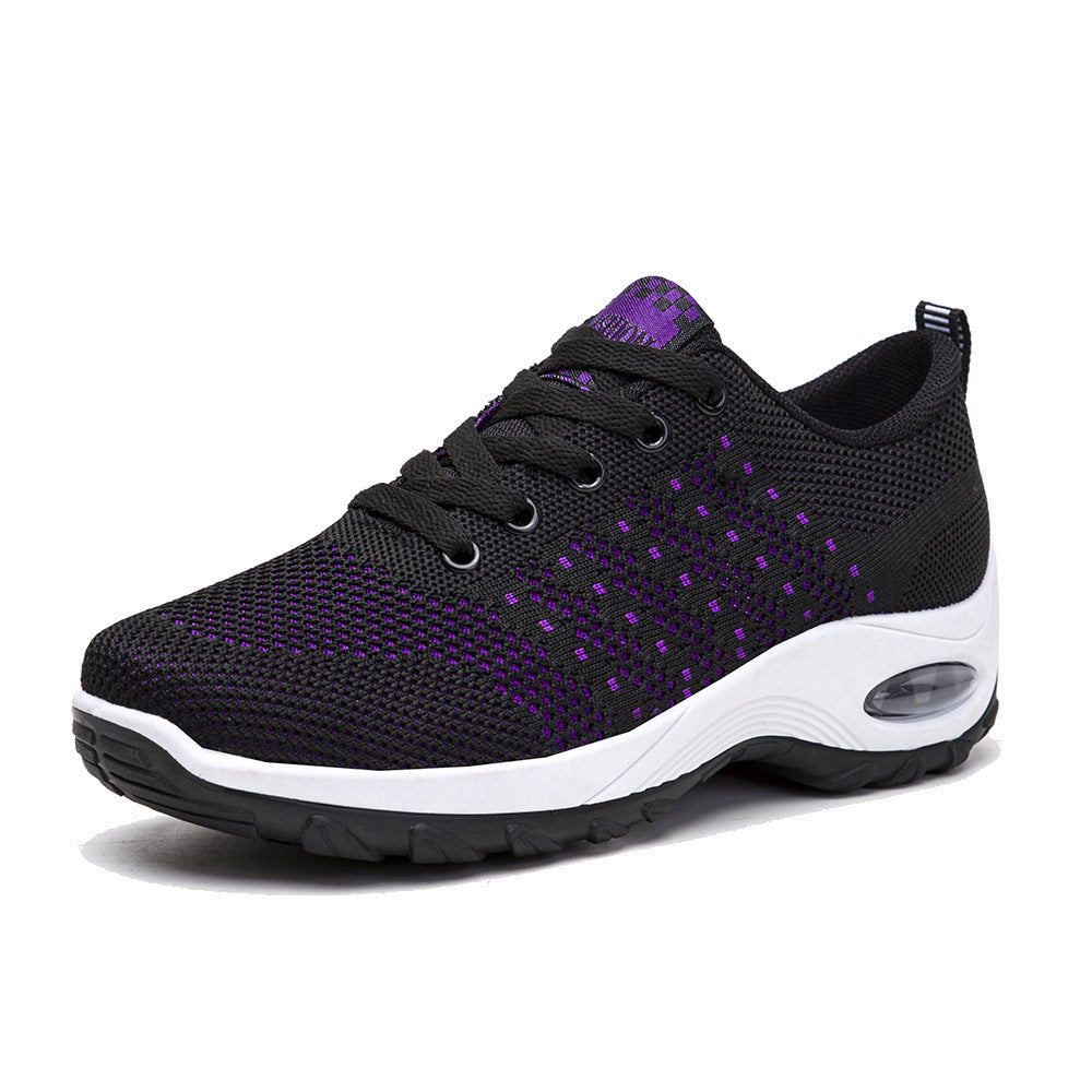 Zapatos deportivos de malla para mujer, calzado deportivo casual ligero