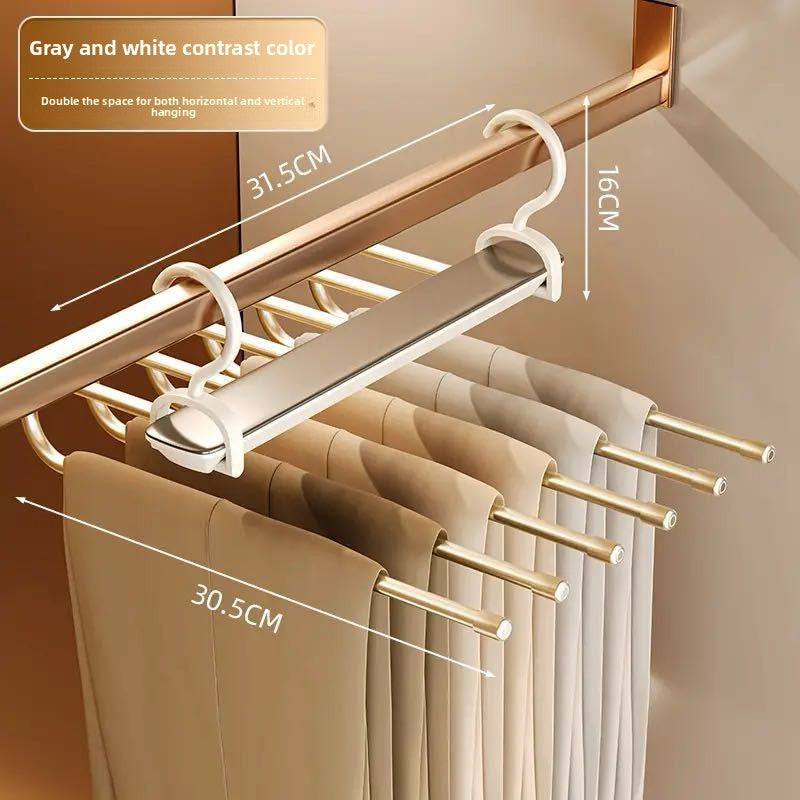 Folding Pants Rack Multi-Layer Non-Slip Hanger