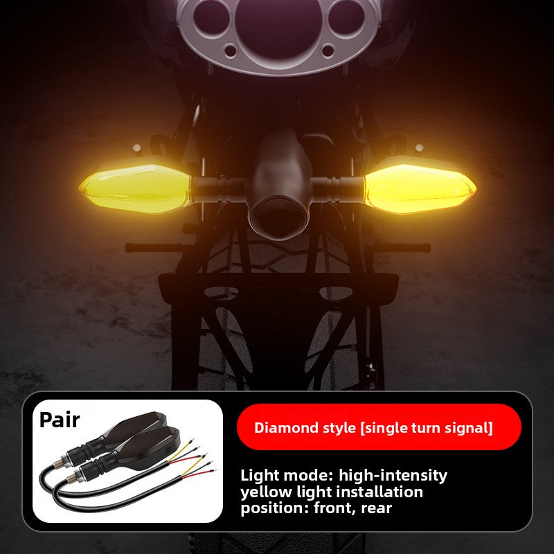 Señal de giro de motocicleta