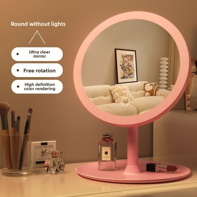 Espejo de maquillaje inteligente con luces LED