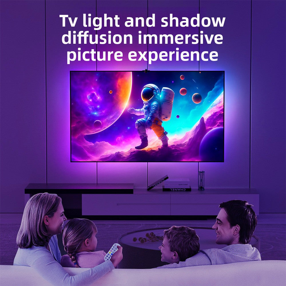Tira de luz de ambiente para TV USB Bluetooth Sync RGB LED